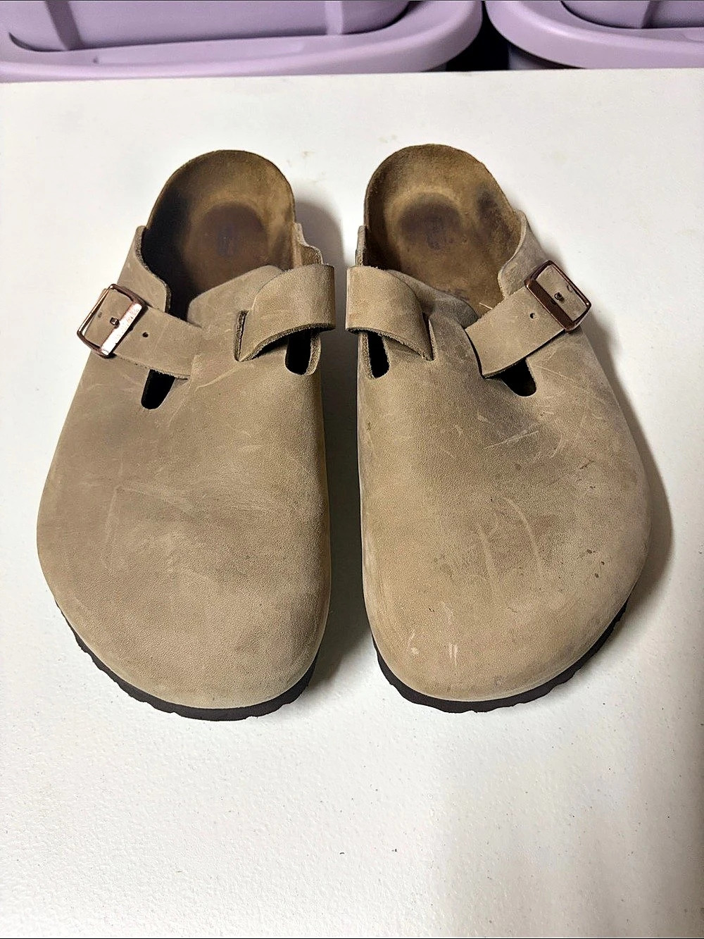 Birkenstock Boston Soft Footbed Clog Soft Footbed Clogs in Brown
